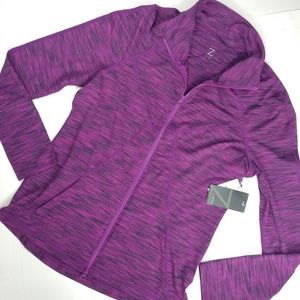 NWT Z by Zella Zip Up Purple Workout Yoga Jacket